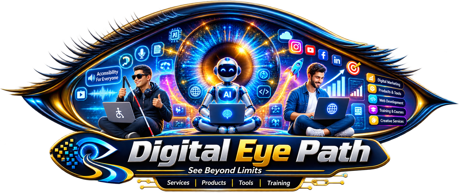 Digital Eye Path Logo