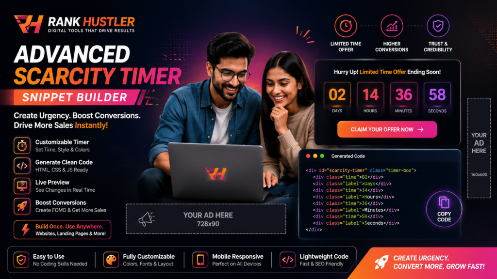 Product Scarcity Timer Snippet-Builder-