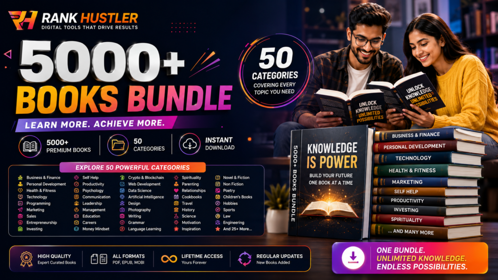 Ultimate 5000+ Ebooks Vault