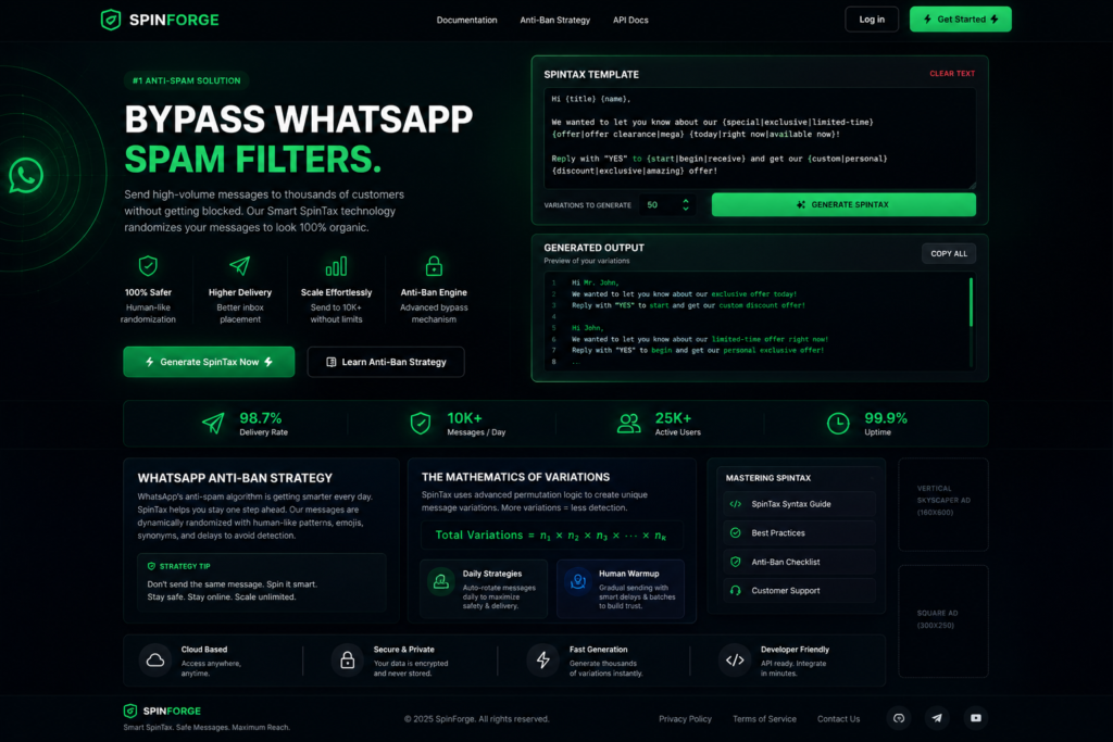 WhatsApp Spintax Generator