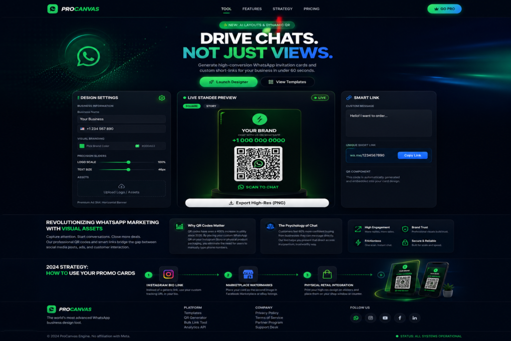 WhatsApp Promo Card Generator Tool